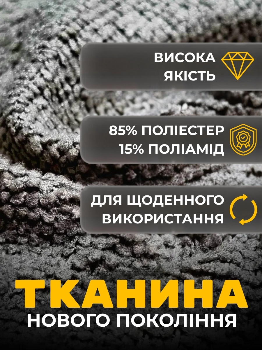 Універсальні багаторазові серветки для дому та авто, 20 шт у рулоні